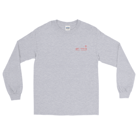Grey CAMINO Longsleeve T-Shirt Front